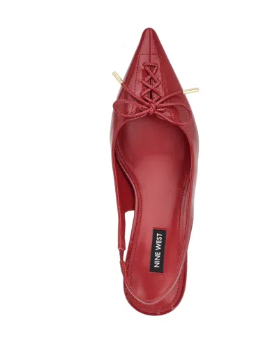 Nine West Women's Anora Lace-up Slingback Pumps