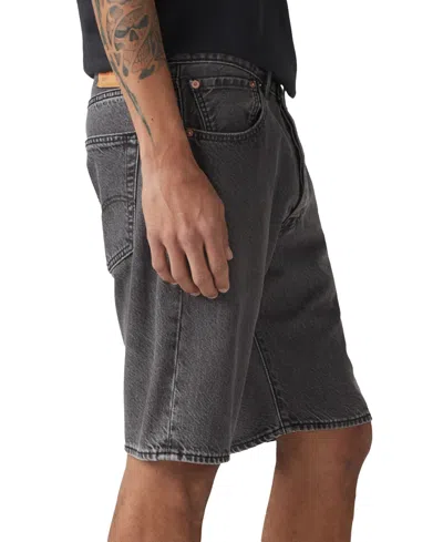 Levi's Men's 501 Original Regular-fit 9" Lightweight Denim Shorts In Gray