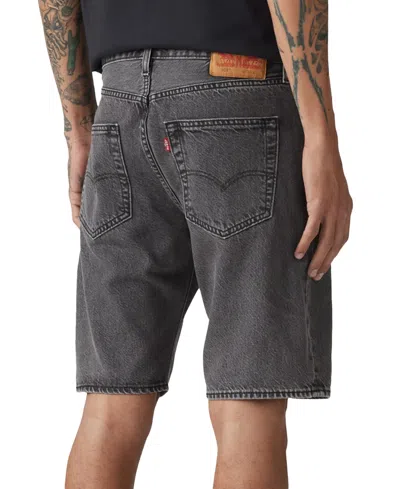 Levi's Men's 501 Original Regular-fit 9" Lightweight Denim Shorts In Gray