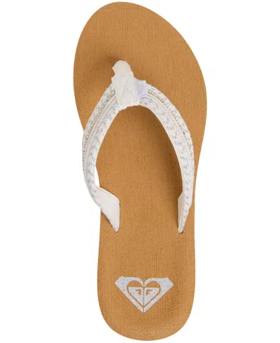 Roxy Women's Porto Bling Round Toe Flat Sandals In Multi