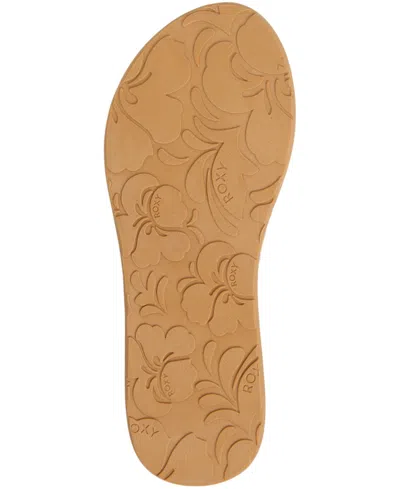 Roxy Women's Porto Bling Round Toe Flat Sandals In Multi