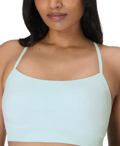 Sweaty Betty Women's Spirit Restored Yoga Sports Bra In Blue
