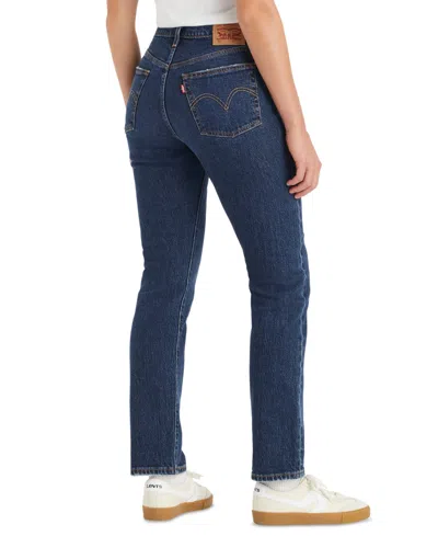 Levi's 314 Shaping Slimming Straight Leg Mid Rise Jeans