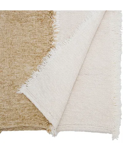 Saro Lifestyle Color Cascade Fringed Table Runner, 16" X 72"