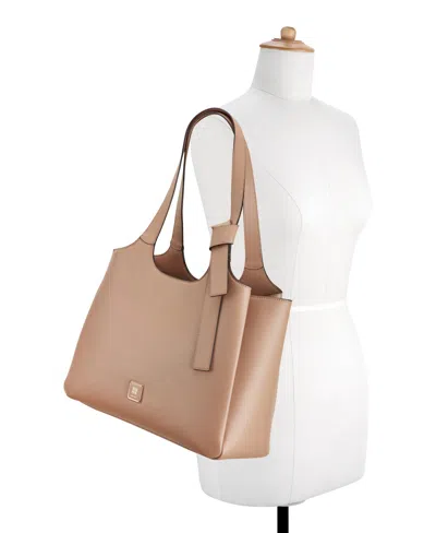 Nine West Lyra Multi Laptop Large Tote Bag In Neutral