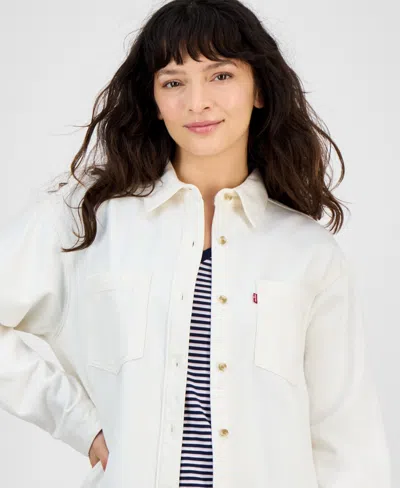 Levi's Women's Iris Button-front Cotton Overshirt