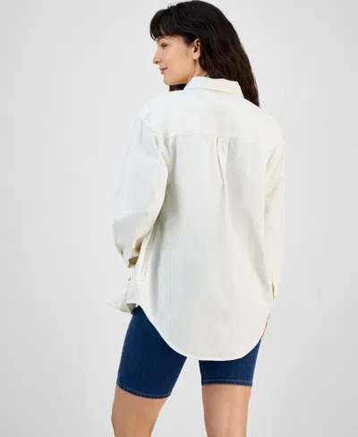 Levi's Women's Iris Button-front Cotton Overshirt
