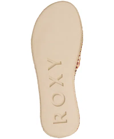 Roxy Women's Shoresoft Sld Round Toe Flat Sandals In Multi