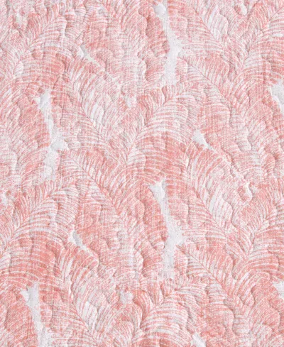 Tommy Bahama Distressed Water Leaves Cotton Reversible 2-pc. Quilt Set, Twin