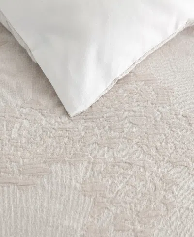 Vera Wang Roses Cotton Jacquard 3-pc. Comforter Set, Queen