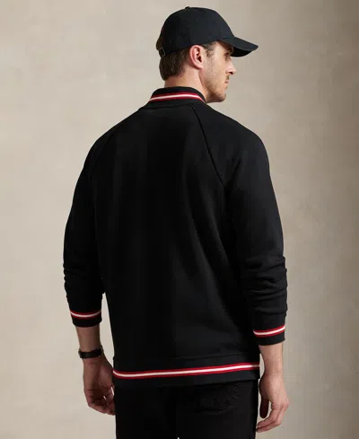 Polo Ralph Lauren Men's Double-knit Bomber Jacket In Black