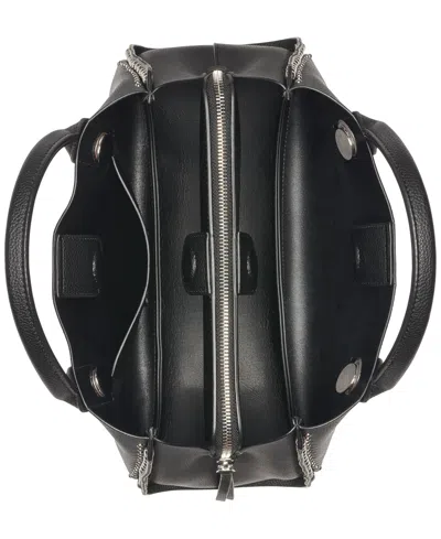 Dkny Josie Medium Studded Satchel In Black