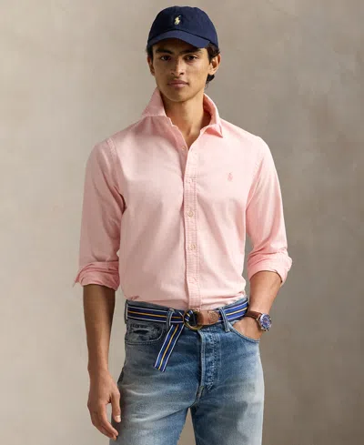 Polo Ralph Lauren Custom Fit Shirt In Pink