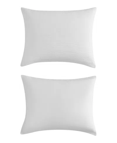 Vera Wang Cotton Voile Solid 3-pc. Quilt Set, Queen