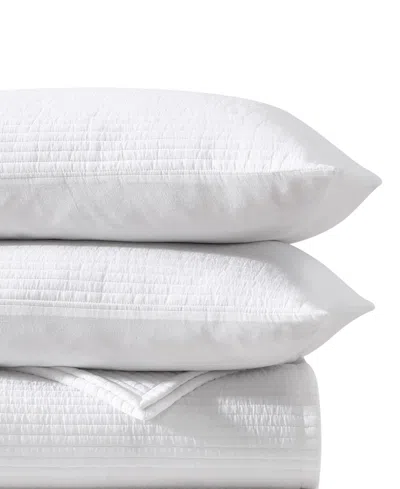 Vera Wang Cotton Voile Solid 3-pc. Quilt Set, Queen