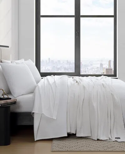 Vera Wang Cotton Voile Solid 3-pc. Quilt Set, Queen