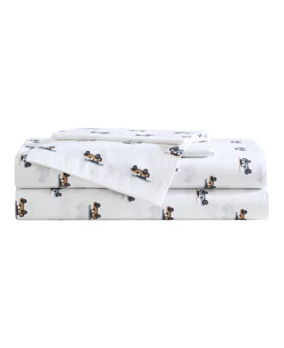 Eddie Bauer Printed 100% Cotton Percale 3-pc. Sheet Set, Twin