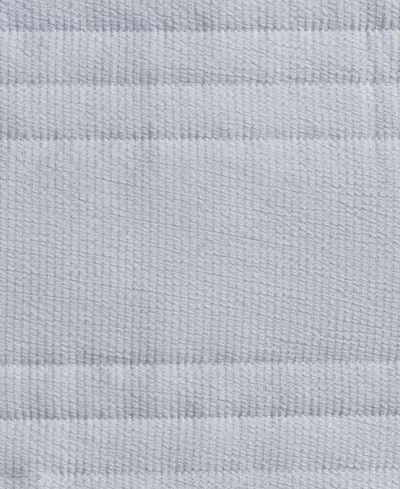 Vera Wang Seersucker Stripe Quilt Set In White