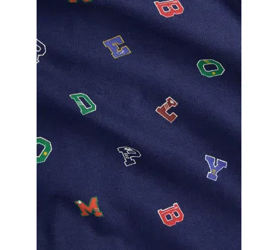 Polo Ralph Lauren Baby Boys Alphabet-print Coveralls In Blue