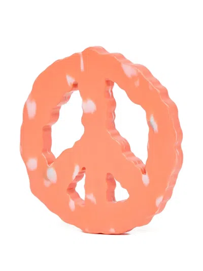 Space Available Clouded Peace Coasters In Orange