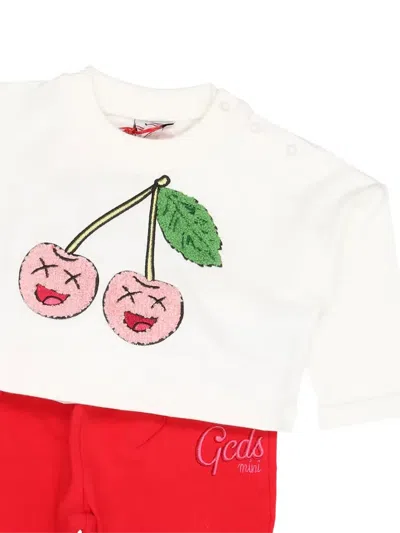 Gcds Cherry-embellished Tracksuit In Multi