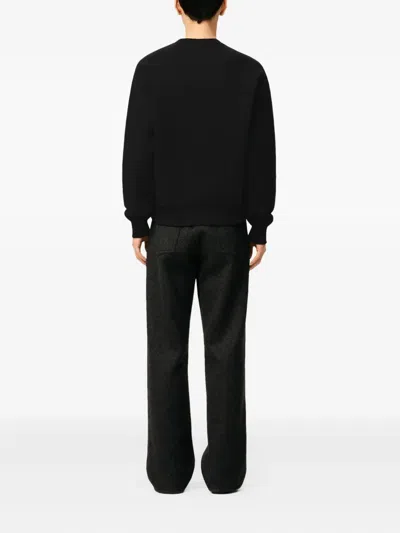 Ami Alexandre Mattiussi Ami De Coeur Sweatshirt In Black