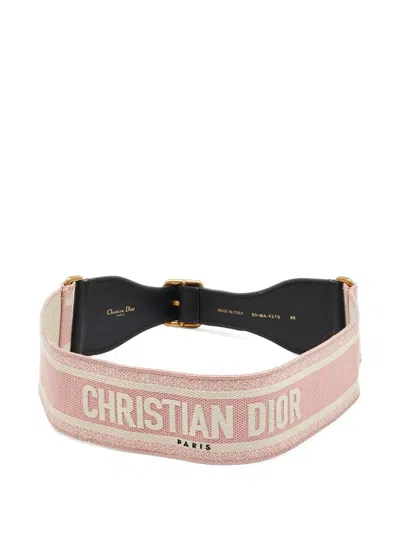 Pre-owned Dior Logo Belt