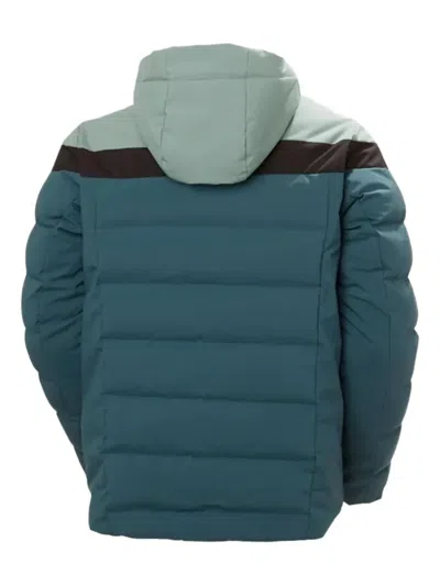 Helly Hansen Bossanova Colour-block Hooded Jacket In Green