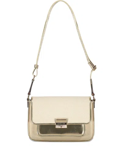 Michael Kors Bradshaw Metallic-panel Flap Shoulder Bag