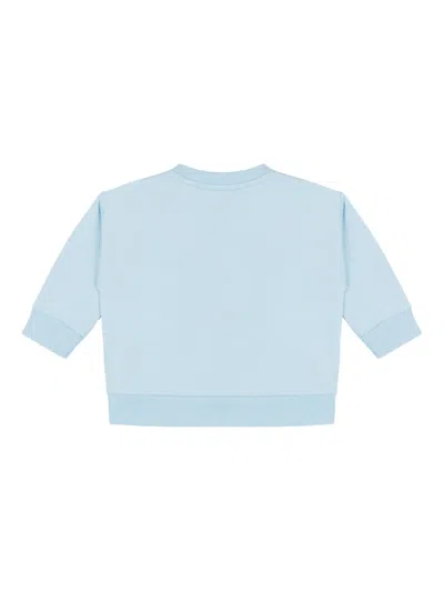 Moschino Bear-print Sweatshirt In Blue