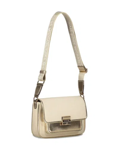 Michael Kors Bradshaw Metallic-panel Flap Shoulder Bag