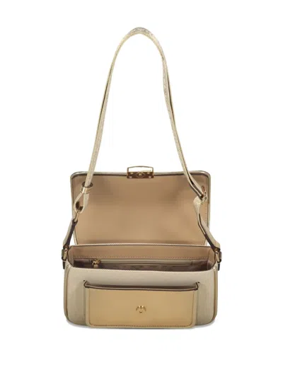 Michael Kors Bradshaw Metallic-panel Flap Shoulder Bag