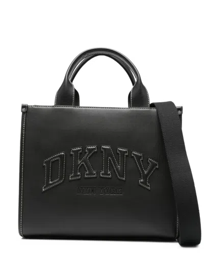 Dkny Logo-embroidered Tote Bag