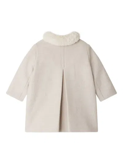 Bonpoint Moka Double-breasted Coat In Nude