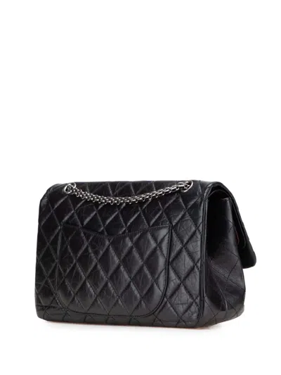 Pre-owned Chanel 2010-2011 Reissue 2.55 Aged Calfskin Double Flap 227 Shoulder Bag