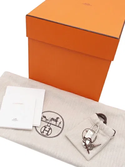 Pre-owned Hermes 2023 Toile Goeland And Swift Cargo Picotin Lock 18 Handbag