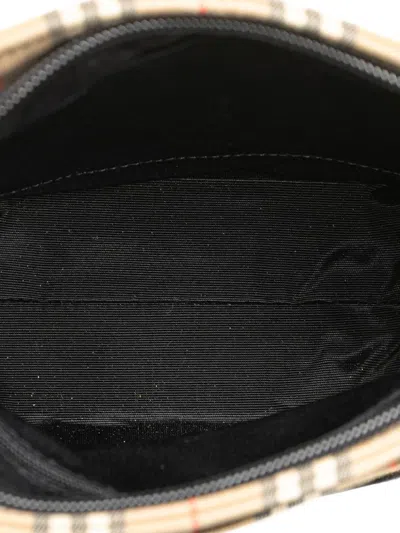 Pre-owned Burberry 2000-2017 Haymarket Check Canvas Handbag