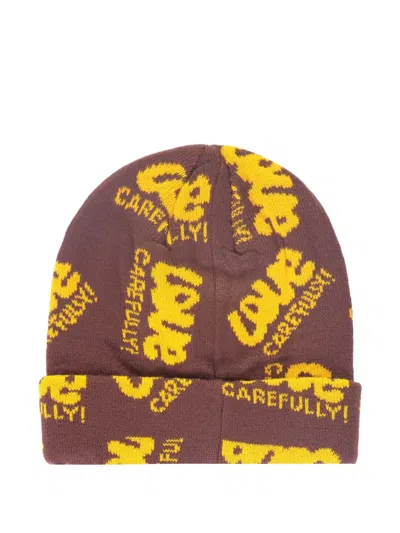 Market Intarsia-pattern Knitted Beanie In Multi