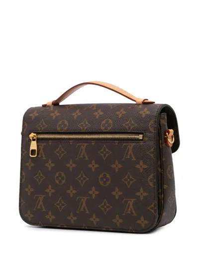 Pre-owned Louis Vuitton 2020 Monogram Pochette Metis Satchel