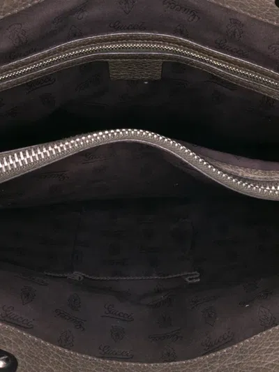 Pre-owned Gucci 2000-2015 Large Gg Canvas Bamboo Libeccio Tote Bag