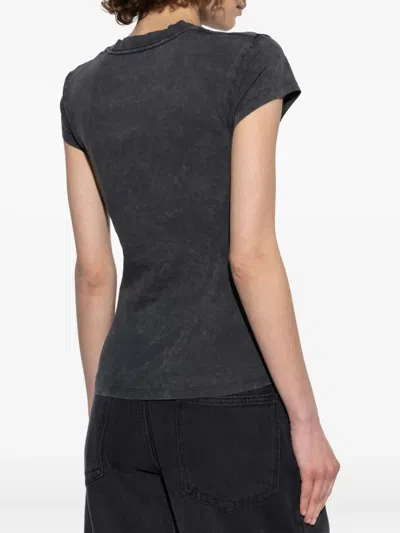 Isabel Marant Étoile Isabel Marant Etoile Slate Cotton Zoeline T-shit In Gray