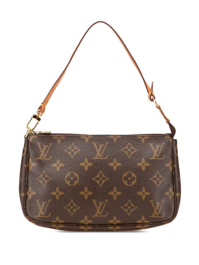 Pre-owned Louis Vuitton 2001 Monogram Pochette Accessoires Shoulder Bag