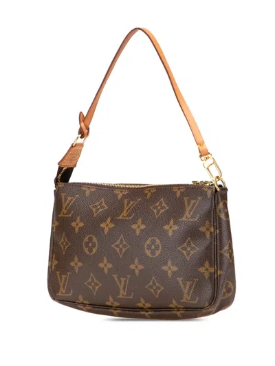 Pre-owned Louis Vuitton 2001 Monogram Pochette Accessoires Shoulder Bag