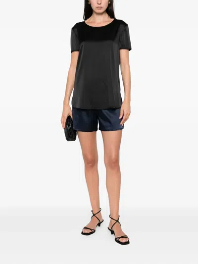 Max Mara Silk Sweaters In Black