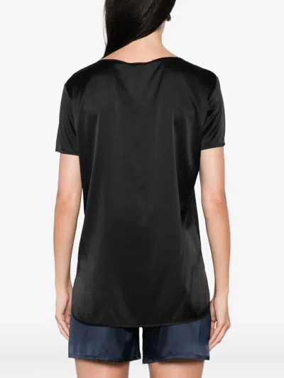 Max Mara Silk Sweaters In Black