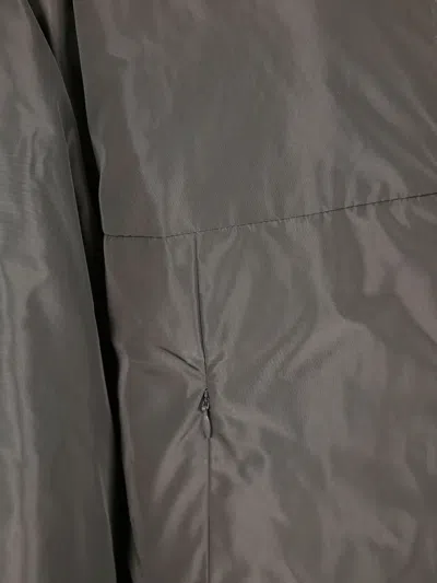 Aspesi Zip-front Puffer Jacket In Gray