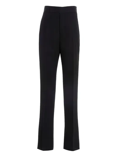 Sapio Straight-leg High-rise Trousers Button Accents