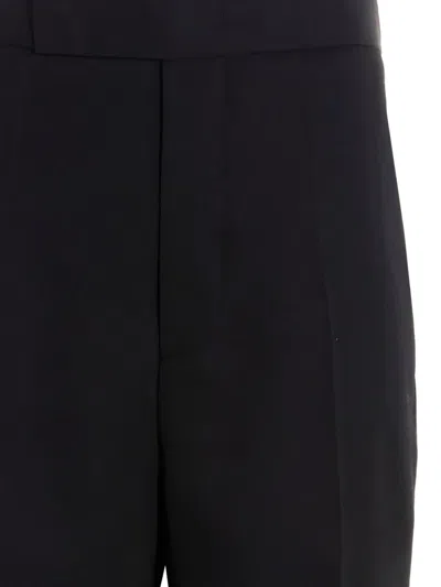 Sapio Straight-leg High-rise Trousers Button Accents