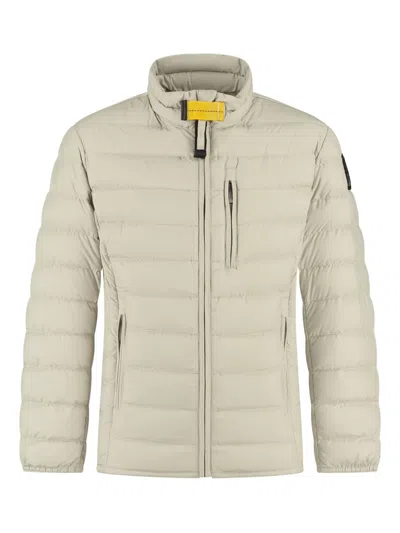 Parajumpers Ugo Quilted High-neck Jacket In Gray
