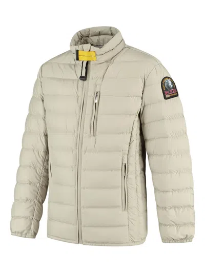Parajumpers Ugo Quilted High-neck Jacket In Gray